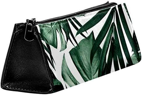 Tbouobt kozmetičke vrećice za žene, šminke za šminku Toaletska torba Organizator, tropska džungla listovi uzorak zelene boje