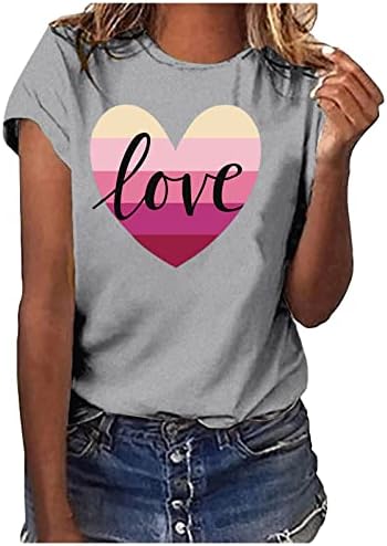 Ženski modni topovi za Dan zaljubljenih Leopard Patuljci srce štampane majice Trendy Juniors Petite Tunic Shirt bluza