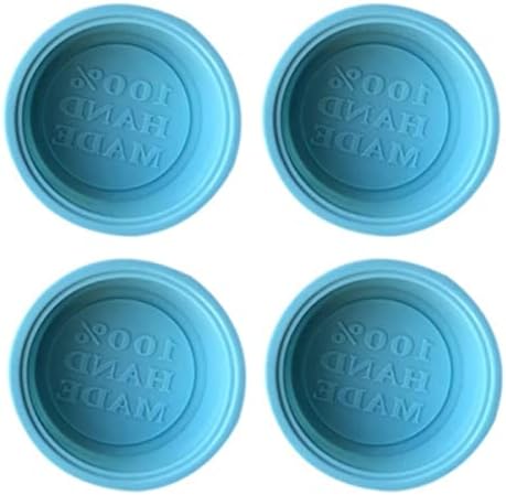 Upkoch silikonski gumni kalupi 12pcs ručno rađeni silikonski sapuni DIY okrugli kvadratni ovalni sapuni za sapun za pravljenje torte ukrašavanje ručno izrađenim kalupom