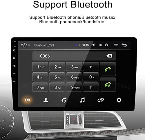 Android 12 auto radio stereo 9 inčni kapacitivni dodirni ekran High Definition GPS navigacija, Build-in