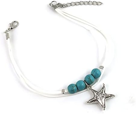 Kurkizni zvjezdani zvjezdana gležanj za djevojčice stil plaže ANKLET narukvica nakit gletla podesiva veličina