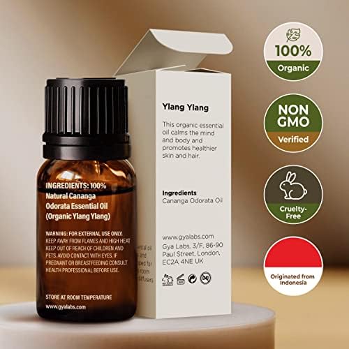 Bergamot ulje za rast kose i organski Ylang Ylang Esencijalno ulje za set kože - čista