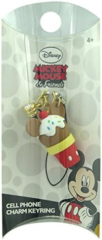Disney Mickey Mouse Ice Cream D-Lish Treats Phone Charm, Multi-Boji, 1