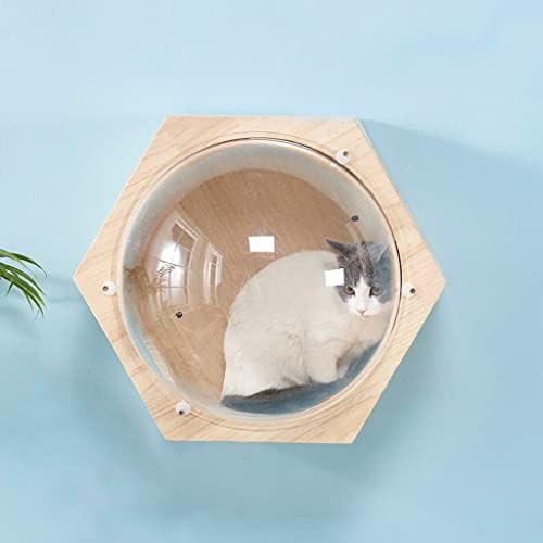TDDGG DIY zidni penjački okvir za mačke mačka Drvo mačka igračka svemirska kapsula za igru kuća pećina Mačić