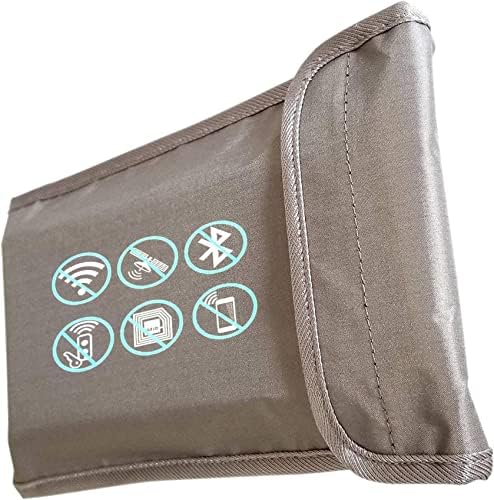 Darzys Anti-zračenje torba za mobitel srebrna vlakna Faraday Cage protiv praćenja anti-špijuniranja RFID GPS 5G EMF torba za blokiranje signala Ključ karte za zaštitu pasoša