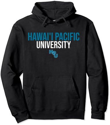 Hawaii Pacific University HPU Sharks složen pulover Hoodie