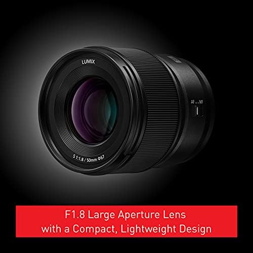 Panasonic Lumix S serija objektiva kamere, 50mm F1.8 L-Mount izmjenjiva sočiva za digitalne Fotoaparate punog okvira bez ogledala, s-S50