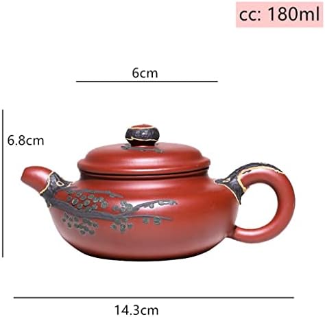 MMLLZEL DAHONGPAO TAPOT ručno izrađena glina Antikni čaj za lonac filter ljepotica Čajnik prilagođen