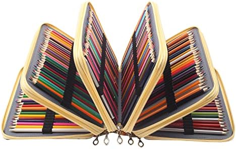 Shulaner 250 slota Organizator pernica u boji sa patentnim zatvaračem torba za držač olovke