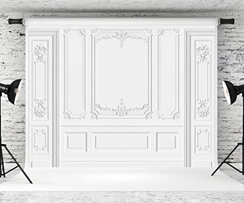 Kate 10×8ft prazna soba klasična fotografija pozadina Bijela unutrašnja fotografija pozadina