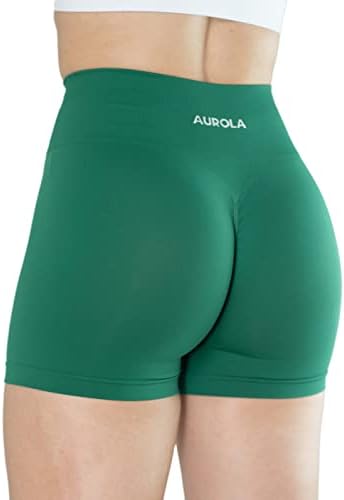 AUROLA Dream kolekcija trening šorc za žene visokog struka bešavne Scrunch atletsko trčanje teretana Yoga aktivne šorc Crne