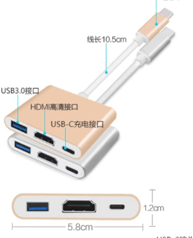 ZHYH tip naar Compatibel Opladen adapter hub Laptop Network