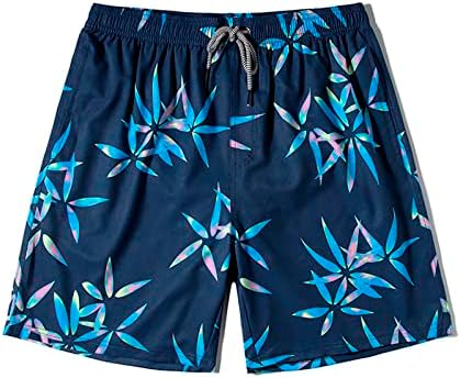 JPLZI MENS cvjetni havajski navlaka za struk Ležerne prilike ljetne plažne kratke hlače Brze suhi atletski aktivni track Comfy Hotcres