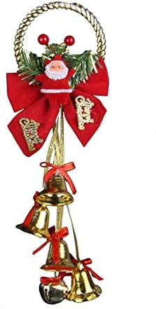 Božićna dekoracija Zlatna / srebrna boja Santa Claus Crveni luk Sretan božićni znak Delikatni festival
