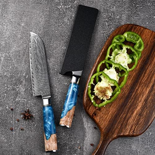 Hemoton Chef Knife torba džepovi za jelo: 3pcs Flocking nož držač omotač kuhinjski nož Poklon kutija Štitnici 19.7 * 5.3 cm, 16.5 * 3.3 cm, 15.6 * 4.3 cm