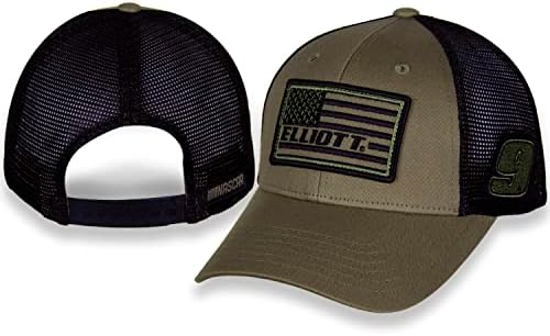 NASCAR 2023 šešir sa Zastavom za odrasle-Podesiva bejzbol kapa za automobilsku trkačku mrežu