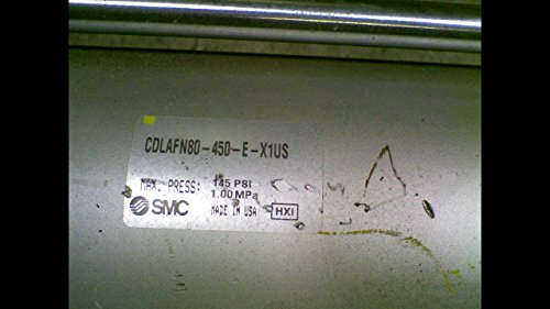 SMC CDLAFN80-450-E-X1US Pneumatski cilindar, 145 PSI, 1.0 MPa CDLAFN80-450-E-X1US