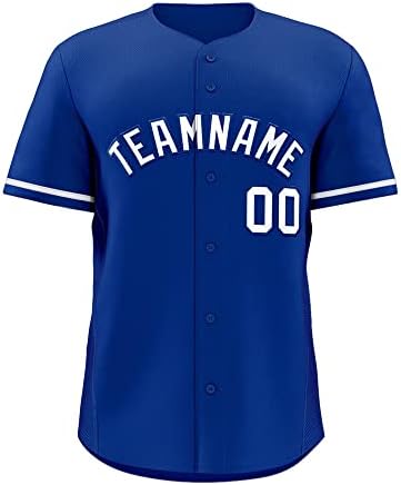 Custom Muškarci Ženska dječaka Baseball Jersey Sportska majica zašima ili tiskana personaliziraju ime i