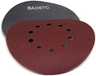 BAOSTC 8 7/8 P120 abrazivni disk sa 10 rupa za brusilicu za Suhozid 10pack