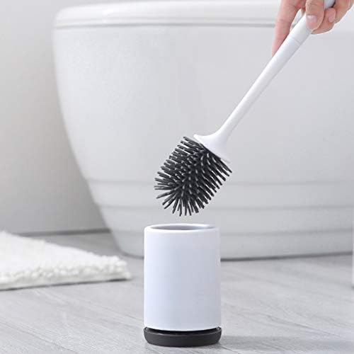 Nhuni silikonski držač za toaletni četkica Set WC-a za domaćinstvo Tip kupatila Soft kose TPR glava