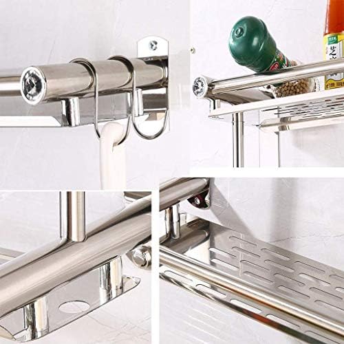 WHLMYH moderna kuhinjska polica od nehrđajućeg čelika, stalci za kuhinjske police početna Kuhinjski stalak