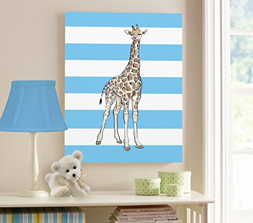 Moderni rastegnuti platno Giraffe dekor visa - divno i jedinstveni prugasti životinjski safari zidni