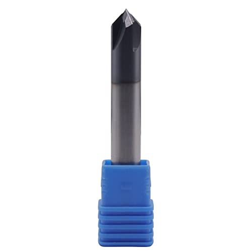 BestParts High Performance Solid Carbide End Mill, Chamfer Mill - Single End-AlTiN Coated,