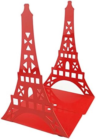 Winterworm moderan moderan Pariz Eiffelov toranj Metal dekorativna Bookend knjiga Organizator završetka Knjige za biblioteku školski ured kućni sto studijski poklon