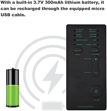 WSSBK Mini zvučna kartica prijenosni zvučni efekti Mašina uređaj za izmjenu glasa Audio kartica za