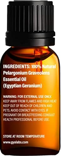 Peppermint ulje za rast kose i geronijum ulje za set kože - čista esencijalna ulja za terapijsku