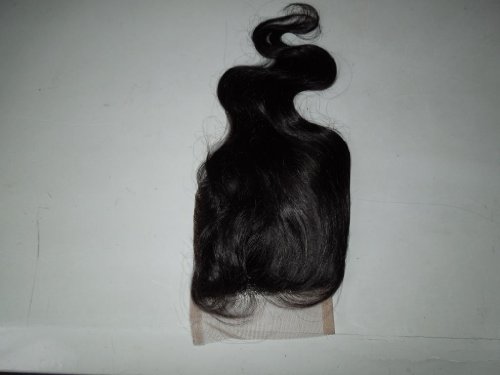 Silk bace Lace closing 16 kineska kosa Remy ljudska kosa tijelo talas prirodna boja