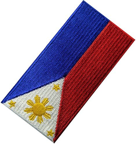 Filipini zastava vezeni zakrpa Filipino glačalo na šivanju na nacionalnom amblemu