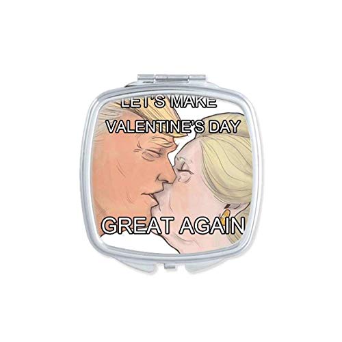 Funny America President Great Image Mirror Prijenosni Kompaktni Džepni Makeup Dvostrano Staklo