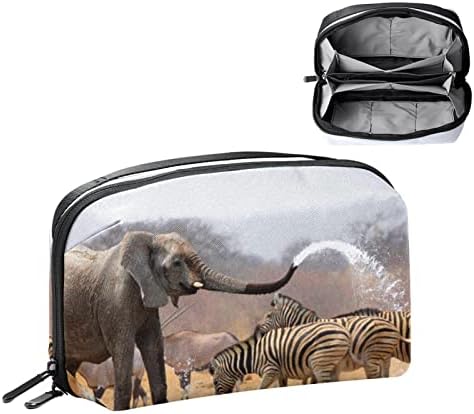 Elephant Zebras Electronics Organizer, torba za kablove za kablove vodootporna za putovanja kući,