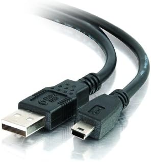 C2G 27005 USB 2.0 A za mini-B USB kabel, 6,56 stopa, crna