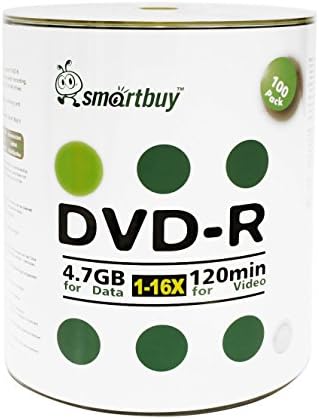 Smart Buy 200 Pack DVD-R 4.7GB 16x Logo Plan podaci Video film za snimanje diska, 200 diskova 200kk
