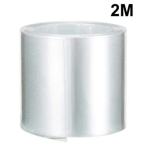 UXCell 43mm ravna PVC toplotna cijevi za cijevi za bateriju 2m dužina za 26650 baterija