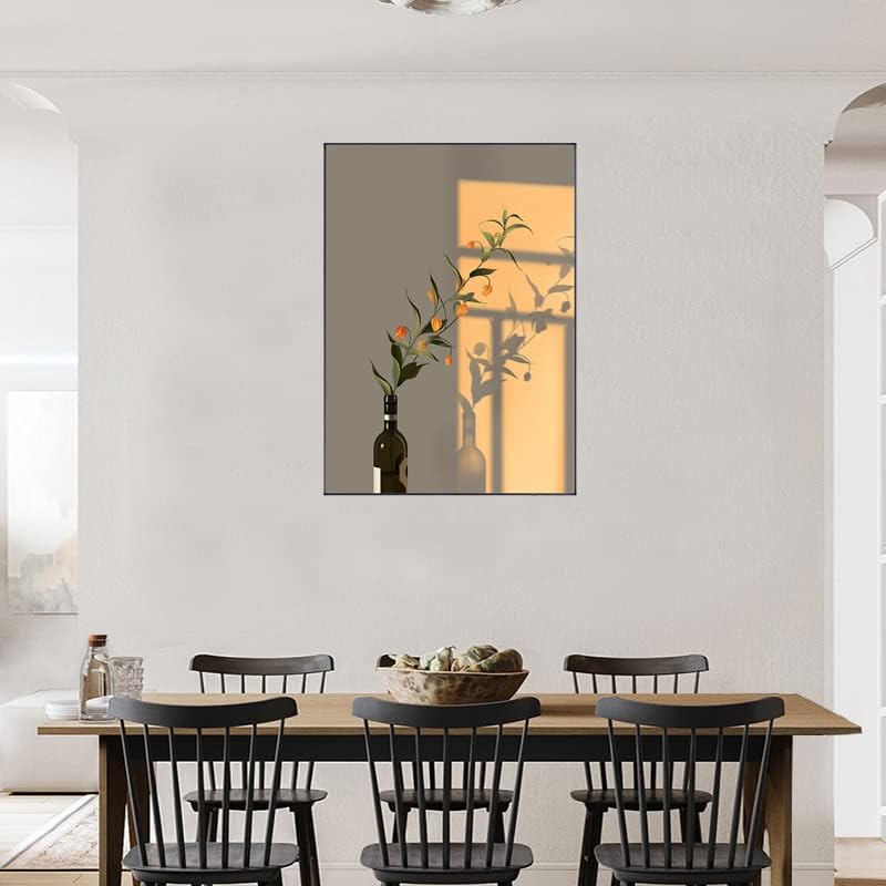 ZIEHL ručno slikano ulje slika umjetni cvijet Bonsai sa staklenom vazom živopisno cvijeće aranžman