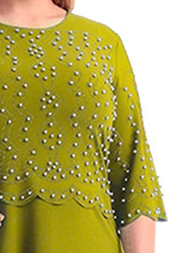 Slatke haljine za žene duge žene 2023 Nova dama elegantna pletena čipkasta haljina sa ogrtačem i kratka rukava labava majica
