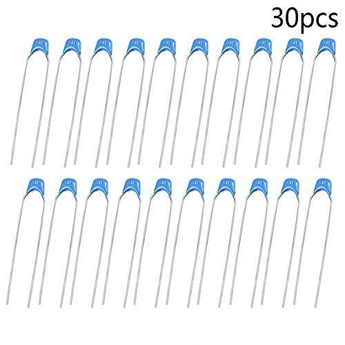 Fielect 100pcs monolitni kondenzator 50V 200PF višeslojni keramički kondenzatori za računare DIY plava