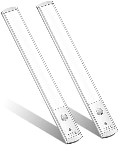 XADITON 44-LED svjetlo za ormar sa senzorom pokreta, osvjetljenje ormara ispod pulta, bežična USB punjiva kuhinjska