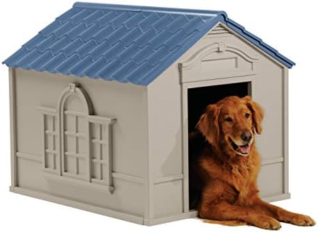 Kuća za sunčanje na otvorenom sa vratima-vodootporan i atraktivan za male do velike pse-jednostavan