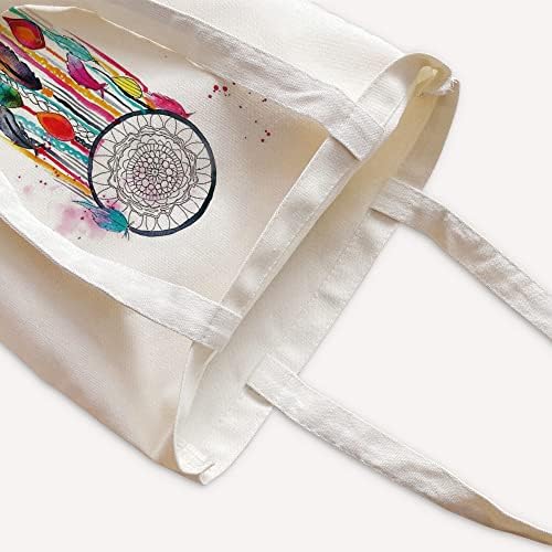 Dreamcatcher Platnena torba za žene velikog kapaciteta torba za višekratnu upotrebu torba za višekratnu