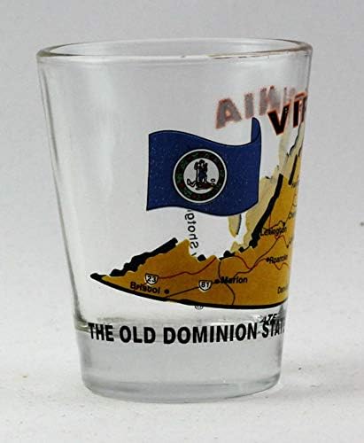 Virginia The Old Dominion State All-American Collection Shot Glass
