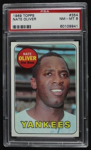1969 FAPPS 354 Nate Oliver New York Yankees Psa Psa 8,00 Yankees