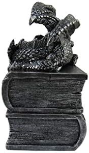 DWK Nemojte uznemiravati spavanje zmajeva kolena ukrasna držač nakita | Dragon Decor za vaš kućni ured i police za knjige | Dekorativna kutija sa poklopcem - 7