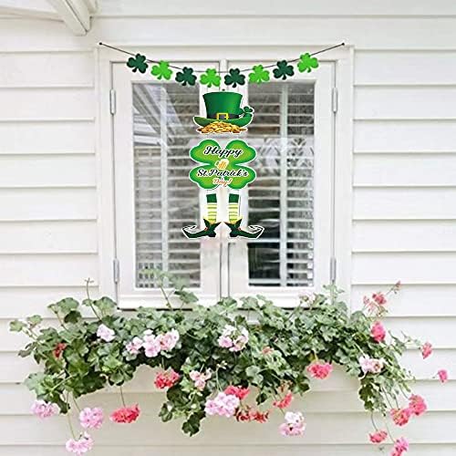 Znak vrata svetog Patrika, st. Patrick-ov dan Hanging Welcome potpisuje irski viseći dekor vrata sa Shamrock