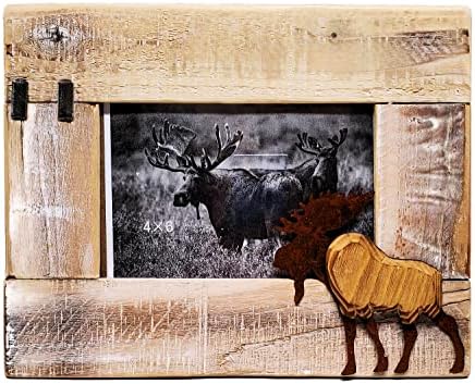 Lipman Moose Decor Decor i metalni tablici Fotografski okvir za fotografije, 4x6