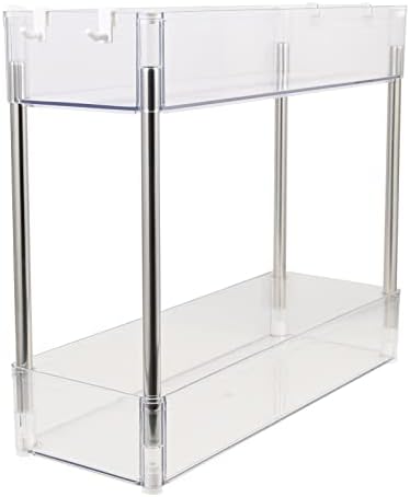 Zerodeko Desktop stalak za skladištenje Dvoslojni kozmetički pribor za skladištenje stola za