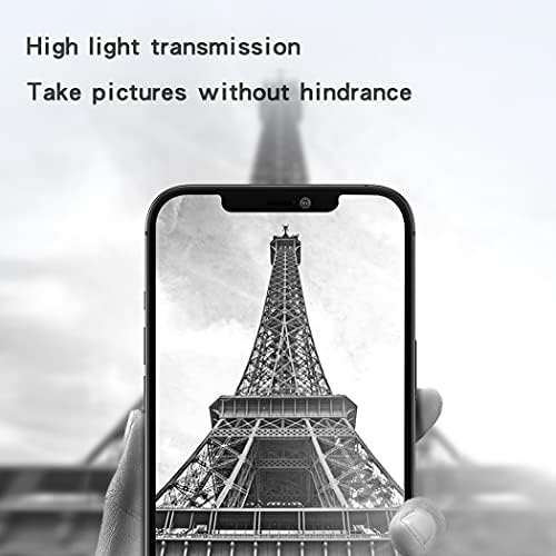 HAISAIDE za iPhone 12 Pro Max zaštitnik sočiva kamere,metalni nezavisni zaštitni Film za sočiva(Crni )